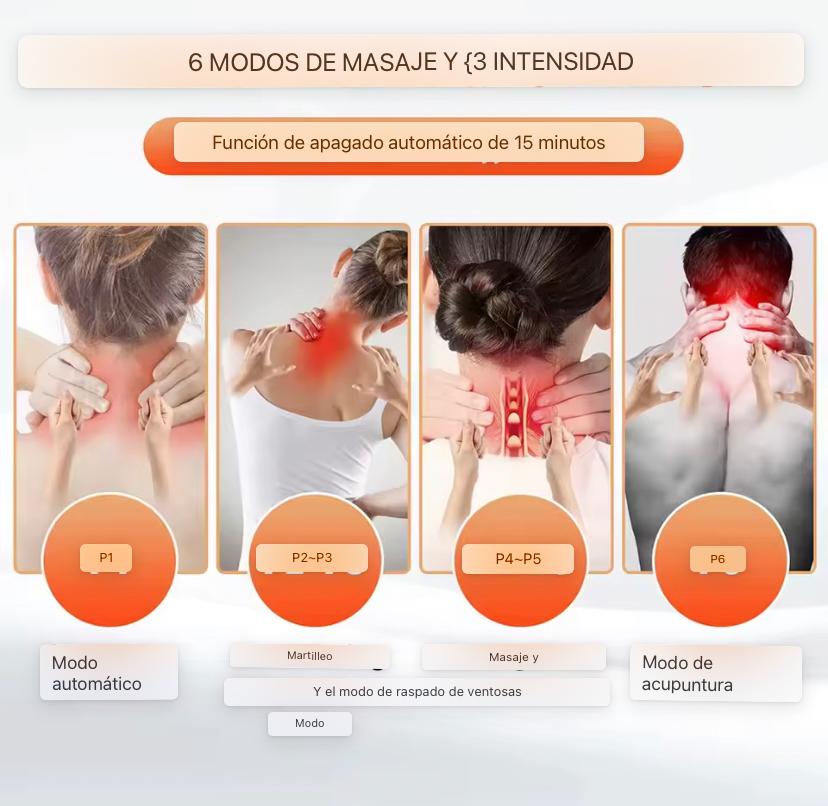 Masajeador cervical cuello corriente